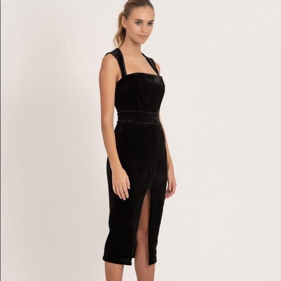 YASSASSIN VELVET DRESS by ZHIVAGO - Picture 2 of 3